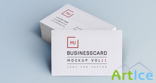 Pixeden - Psd Business Card Mock-Up Vol11