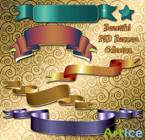 Beautiful Banners Collection PSD Template