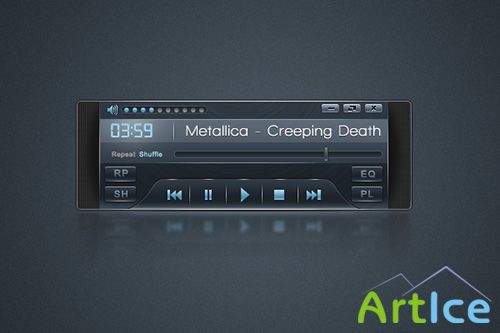 PSD Web Design - Player Interface
