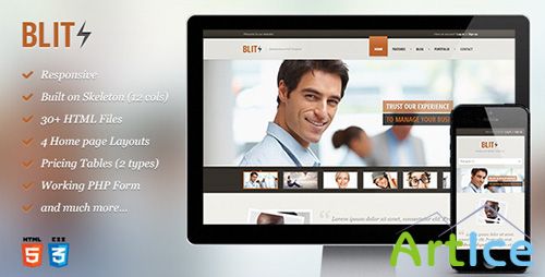 ThemeForest - Blitz - Responsive HTML Template - RIP