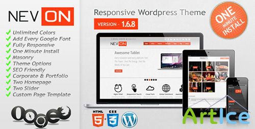 ThemeForest - Nevon v1.4.8 Responsive Business Portfolio Theme