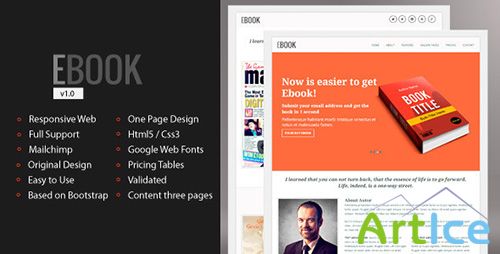 ThemeForest - Ebook - Responsive E-book Landing Page - RIP