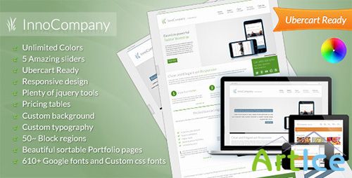 ThemeForest - InnoCompany v1.2.1 - Multipurpose Corporate Drupal theme