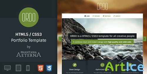 ThemeForest - Ordo - Portfolio HTML5 Template - RIP