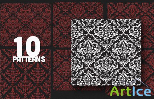 Vintage Patterns Vector Set 29