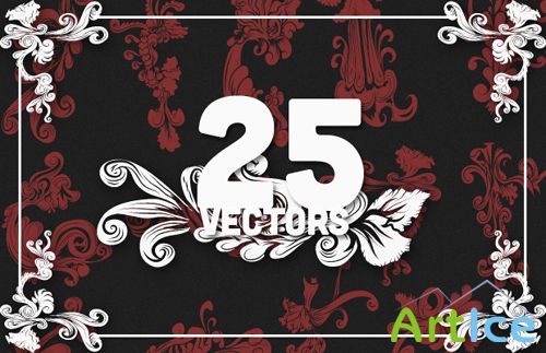 Vector Floral Set 15