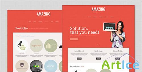 ThemeForest - Amazing - Corporate HTML Template - RIP