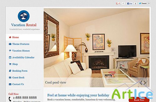 Templatic - Vacation Rental v1.1.8 Theme for WordPress