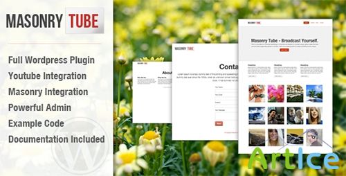 CodeCanyon - Masonry Tube v1.0 - Wordpress Plugin