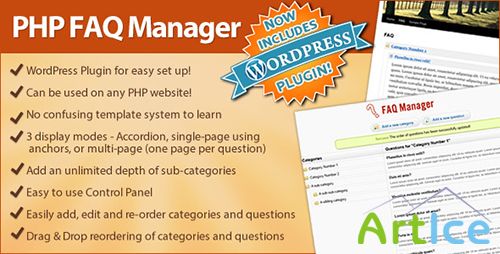 CodeCanyon - FAQ Manager (Standalone or integrate to Wordpress) v1.0 - FULL