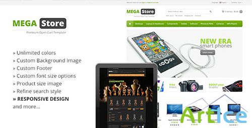 ThemeForest - MegaStore v2.0 - Responsive OpenCart Theme