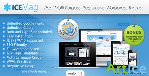 ThemeForest - iceMag v1.2 - Multi Purpose Responsive Theme