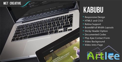 ThemeForest - Kabubu Responsive Creative Business/Personal Theme - RIP