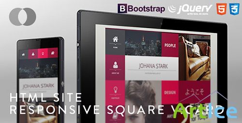 ThemeForest - HTML Site - Responsive Bootstrap Square vCard - RIP