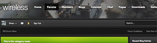 IPB Skin - Wireless Skin for IPB 3.4.x