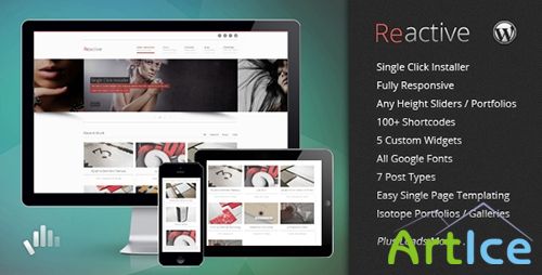 ThemeForest - Reactive v1.1.4 - Premium WordPress Template