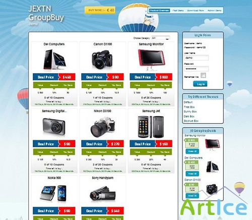 JEXTN - GroupBuy v3.3.7 (Groupon Clone) for Joomla 2.5 - 3.x