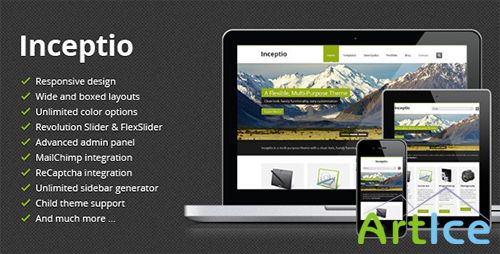 ThemeForest - Inceptio v1.1 - Responsive Multipurpose WordPress Theme