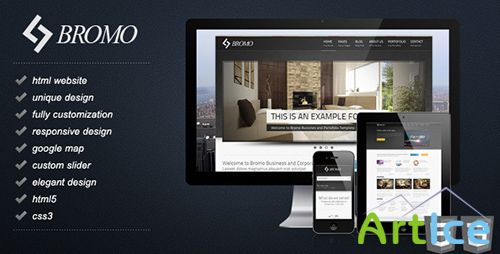 ThemeForest - Bromo - Premium Responsive Business HTML5 Template - FULL