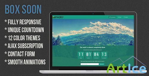 ThemeForest - BoxSoon - Responsive Coming Soon Page - RIP