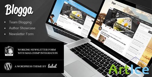 ThemeForest - Blogga - Team Blogging for WordPress