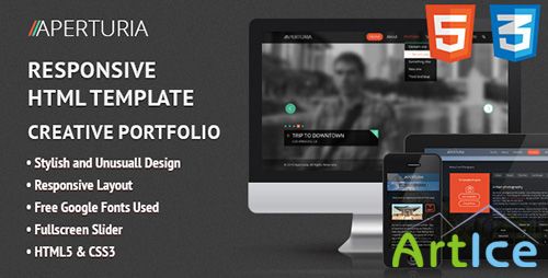 ThemeForest - Aperturia Responsive HTML Template - RIP