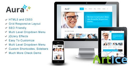 ThemeForest - Aura - Responsive Theme - RIP