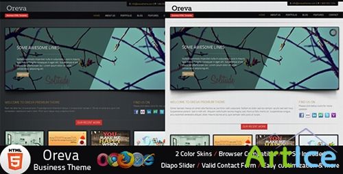 ThemeForest - Oreva Business HTML5 Template - FULL