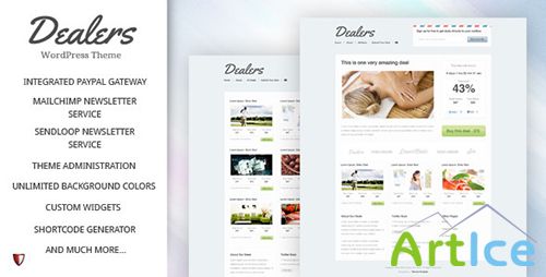 ThemeForest - Dealers v2.0 - Daily Deals WordPress Theme