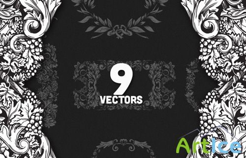 Vector Floral Set 27