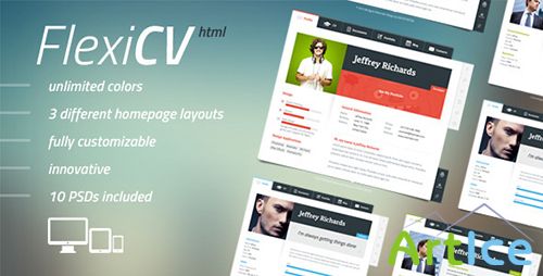 ThemeForest - FlexiCV - Responsive vCard Template (Multipurpose) - RIP