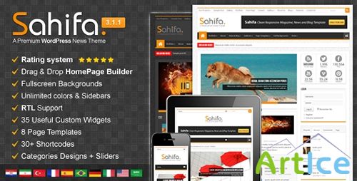 ThemeForest - Sahifa v3.1.1 - Responsive WordPress News, Magazine, Blog