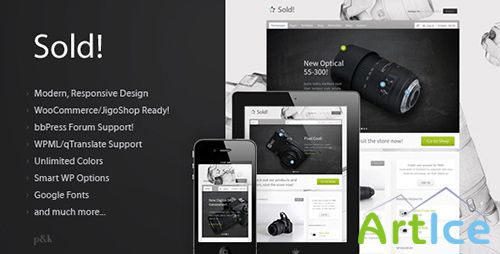 ThemeForest - Sold v2.0.9 - Responsive E-Commerce Wordpress Theme