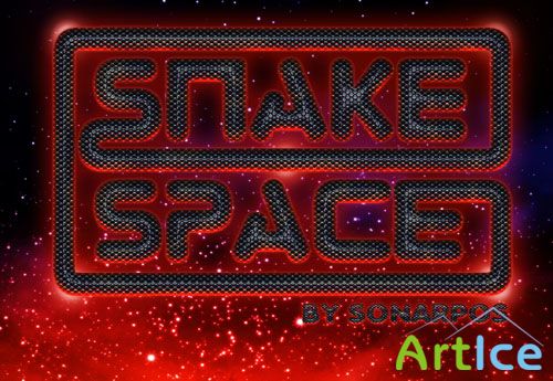 Snake Space Photoshop Style