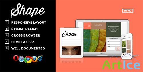 ThemeForest - Shape - Professional HTML Photography Theme - RIP