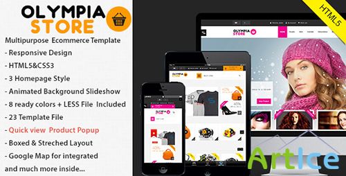 ThemeForest - Olympia responsive Html5 eCommerce - RIP