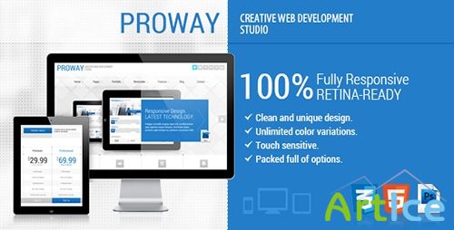 ThemeForest - ProWay - Responsive Multipurpose HTML5 Template - RIP