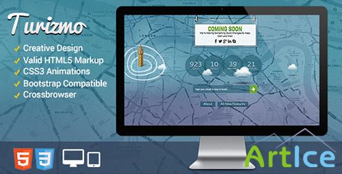 ThemeForest - Turizmo - Animated Coming Soon - RIP