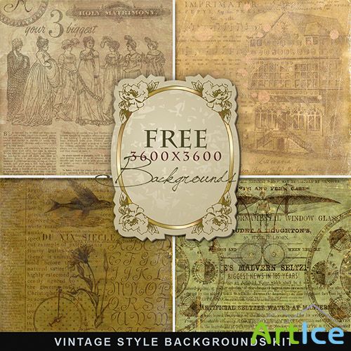 Textures - Old Vintage Backgrounds #141