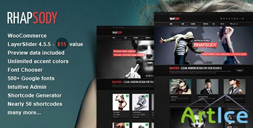 ThemeForest - Rhapsody v1.1 - WordPress Multi Purpose Theme - FULL