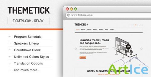 ThemeForest - Themetick v1.6 - Event Management Wordpress Theme