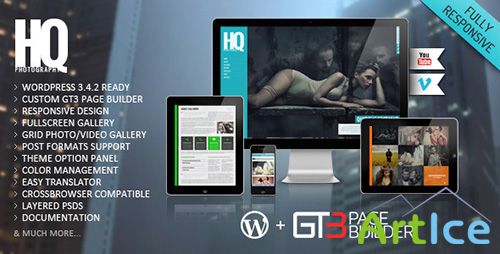 ThemeForest - HQ Photography v1.0.864 - Responsive WP Theme