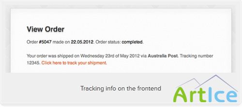 WooThemes - WooCommerce Shipment Tracking v1.1.4