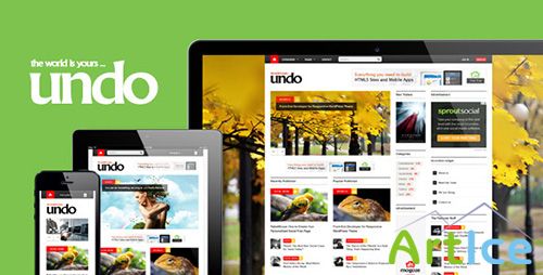 ThemeForest - Undo - Responsive 1230px HTML5 Template - RIP