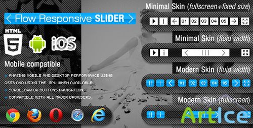 CodeCanyon - HTML5 Flow Responsive Slider