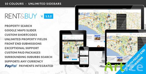 ThemeForest - Rent&Buy v1.1.2 - Responsive Real Estate Wordpress Theme