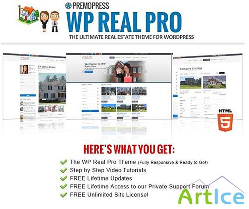 PremoPress - WP REAL PRO - Ultimate WordPress Theme - Full Pack