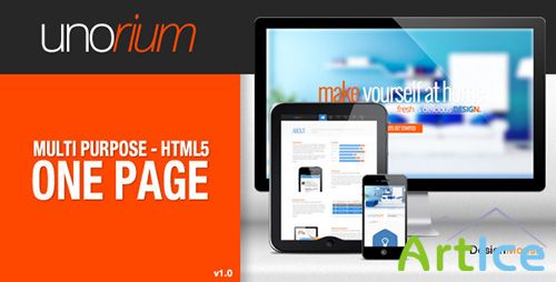 ThemeForest - Unorium - One Page HTML Theme - RIP