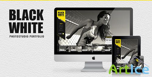 ThemeForest - Black&White - Responsive Photo Portfolio - RIP