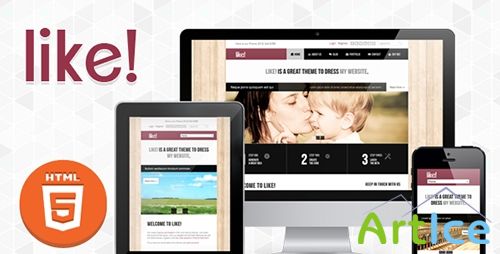 ThemeForest - Like! v1.0.2 - Responsive Multipurposes HTML5/CSS3 Theme